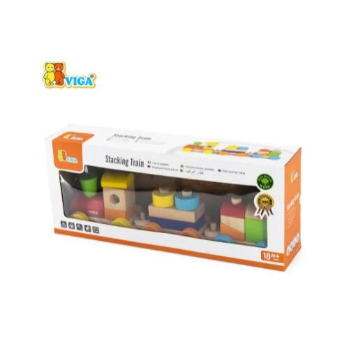 Viga Wooden Stacking Train