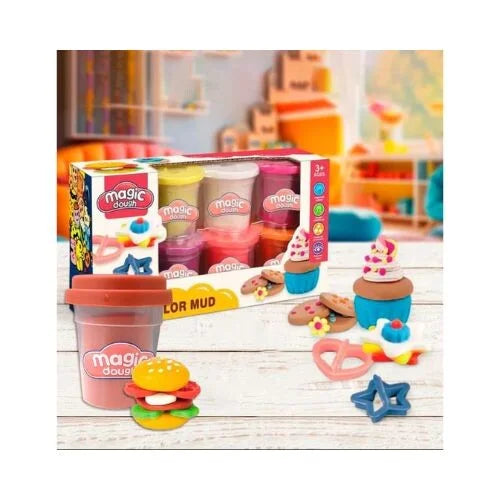 Happy Color Mud - 6 pieces