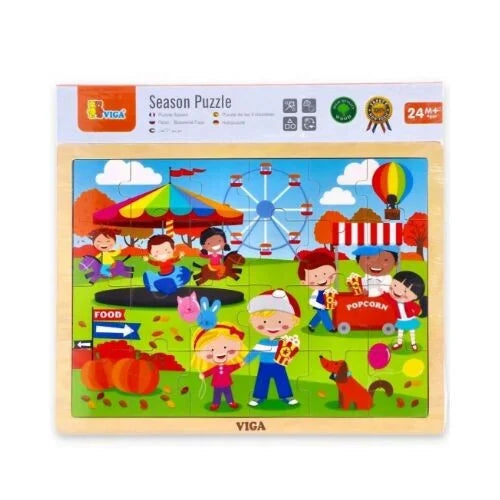 لوحة البازل الخشبية من فيجا – مشهد المهرجان