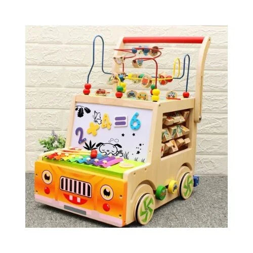 العربة الخشبية التعليمية متعددة الوظائف