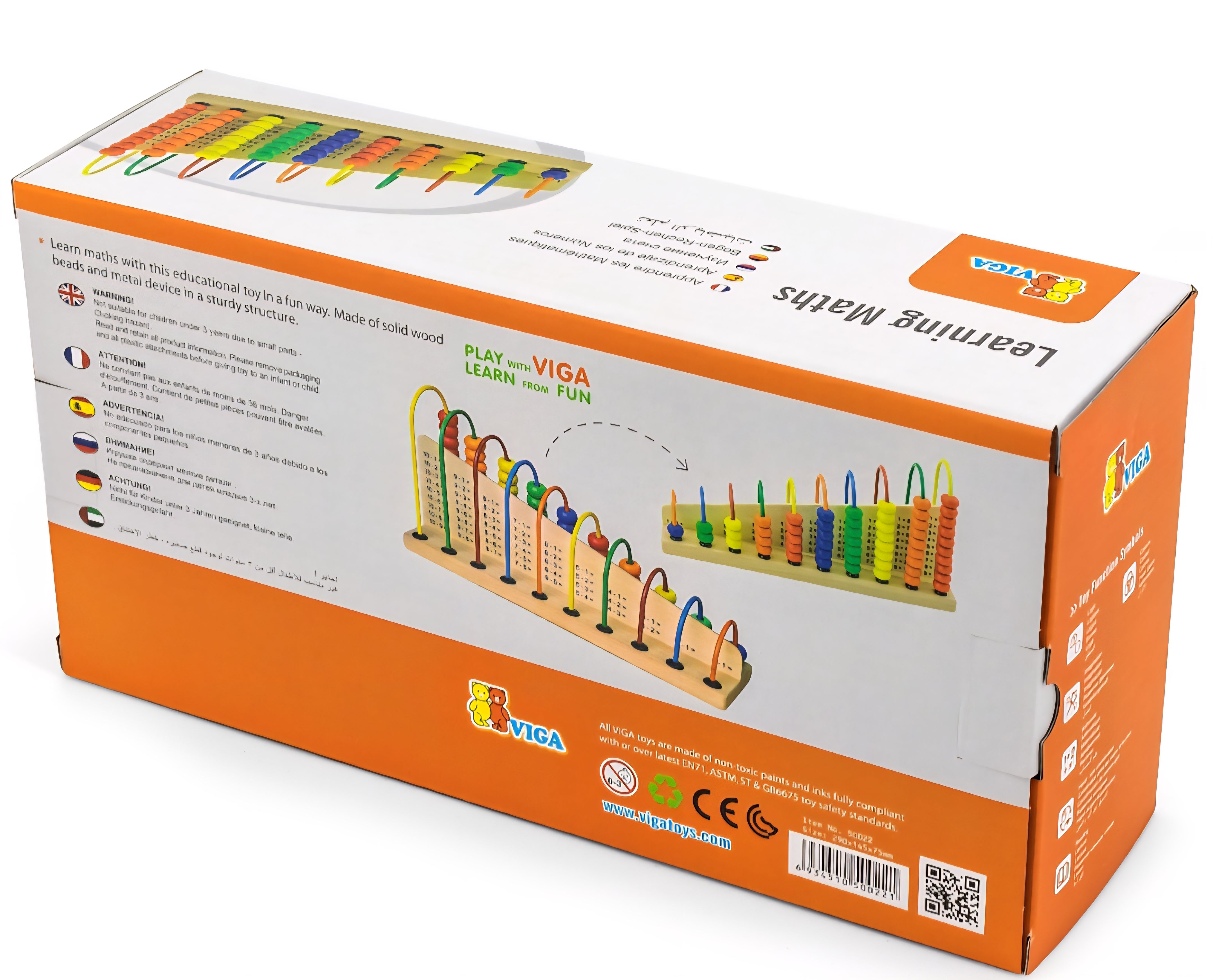 Learning Maths – Educational Wooden Toy by VIGA