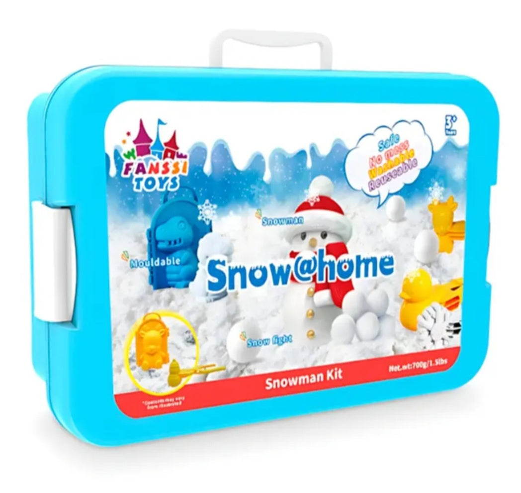 لعبة صنع رجل الثلج والقلعة الثلجية – Snow at Home