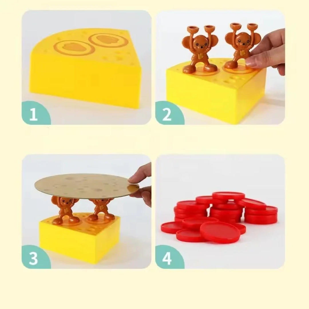 Mouse Stacks Cheese – Balance & Stacking Game