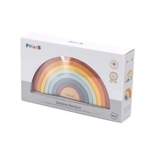 PolarB Wooden Stacking Rainbow