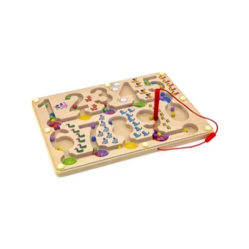 لوحة الخرز المغناطيسية لتعليم الأرقام