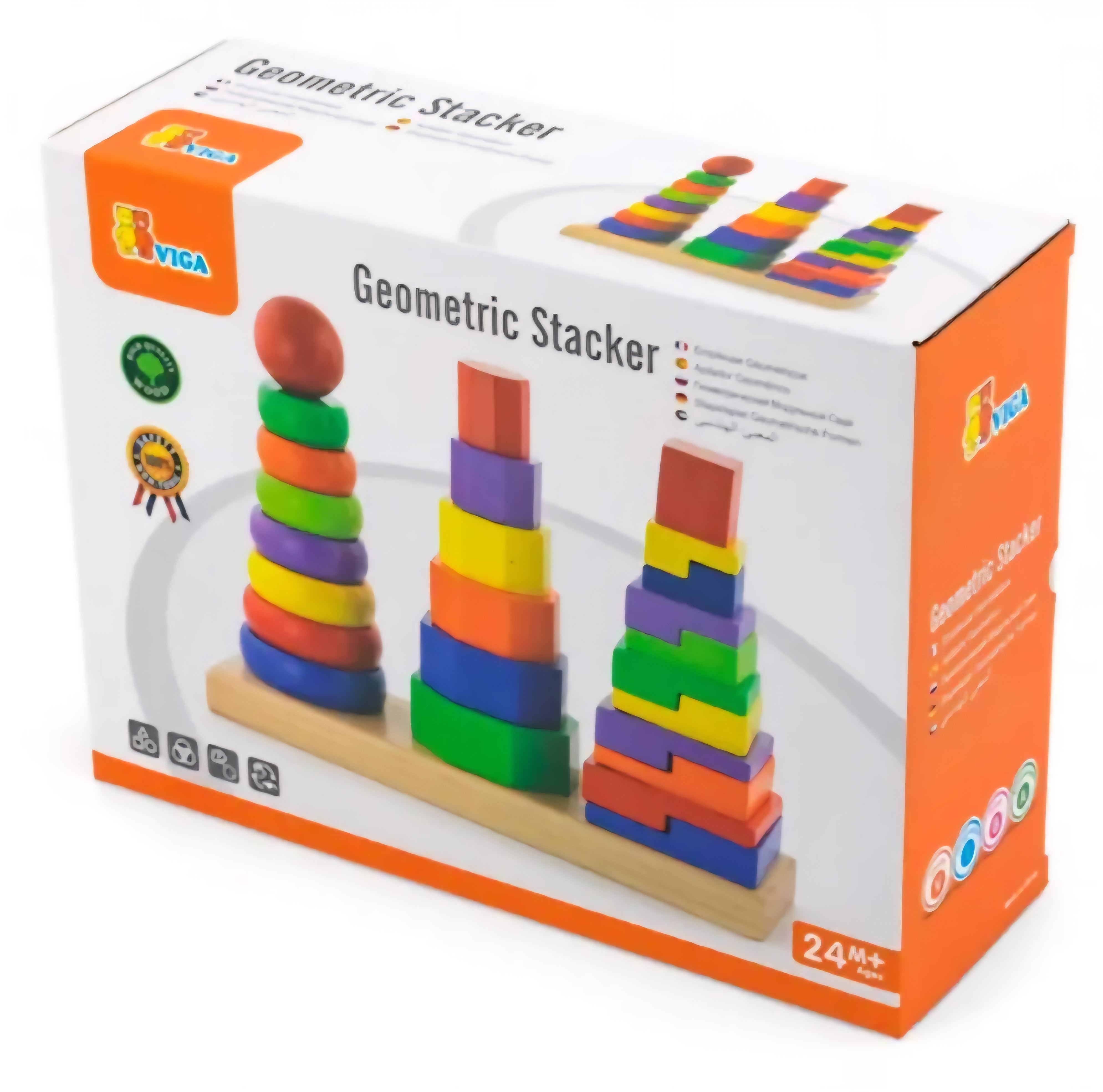 البرج الهندسي الخشبي