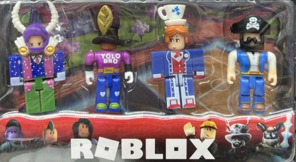 Roblox Figures Set (4 Random Characters)