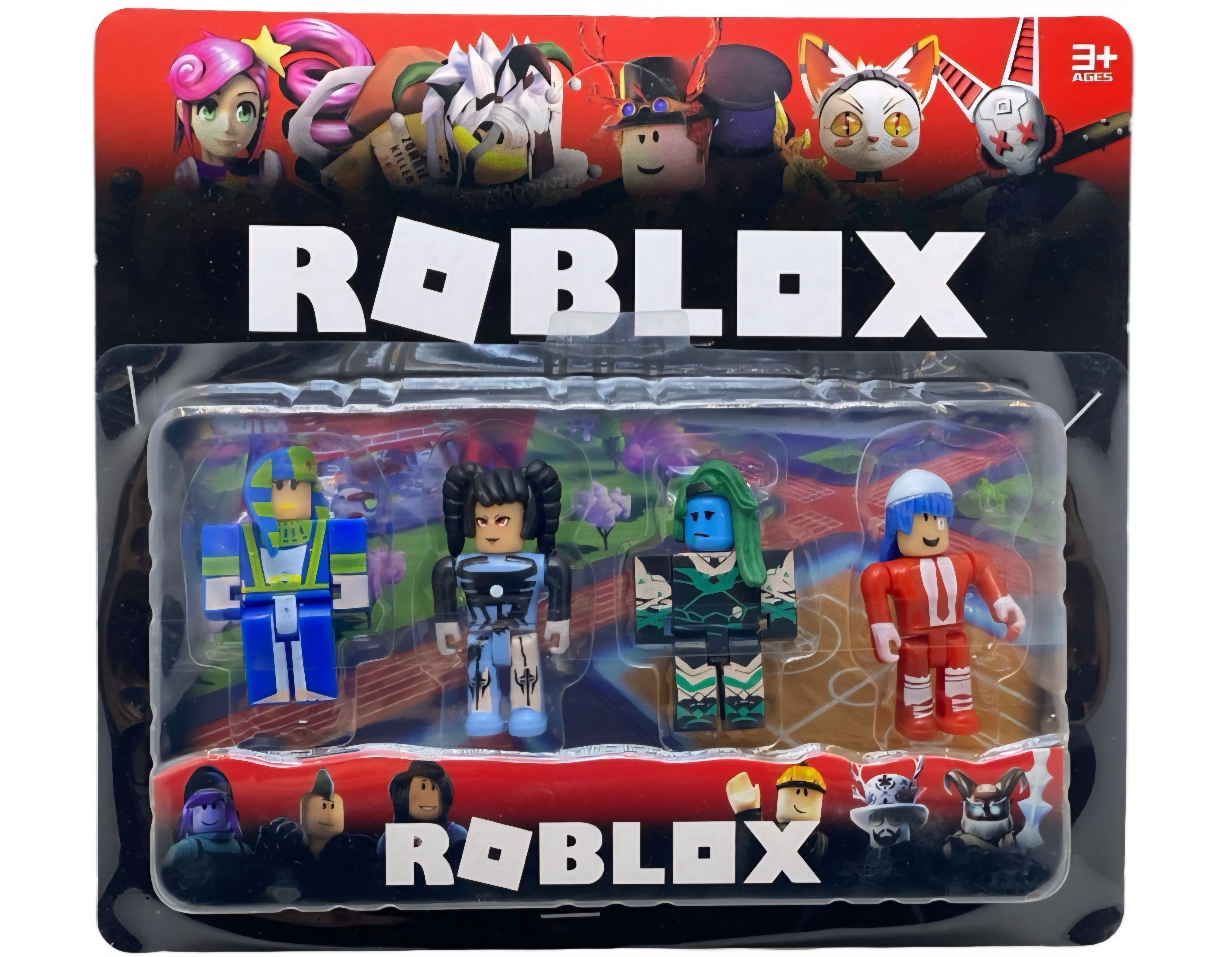 Roblox Figures Set (4 Random Characters)