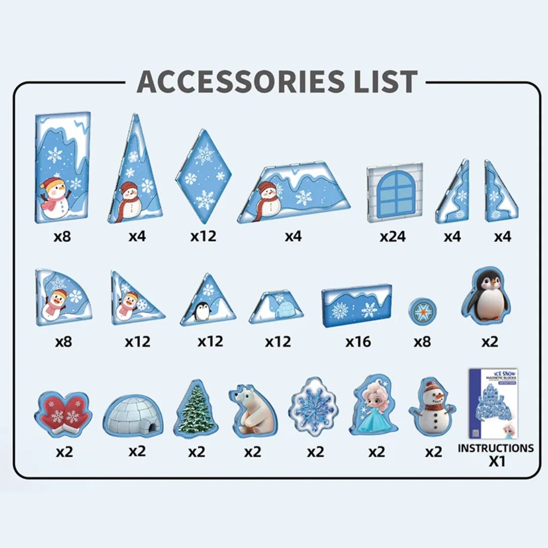 مكعبات ثلجية مغناطيسية (قلعة الجليد)