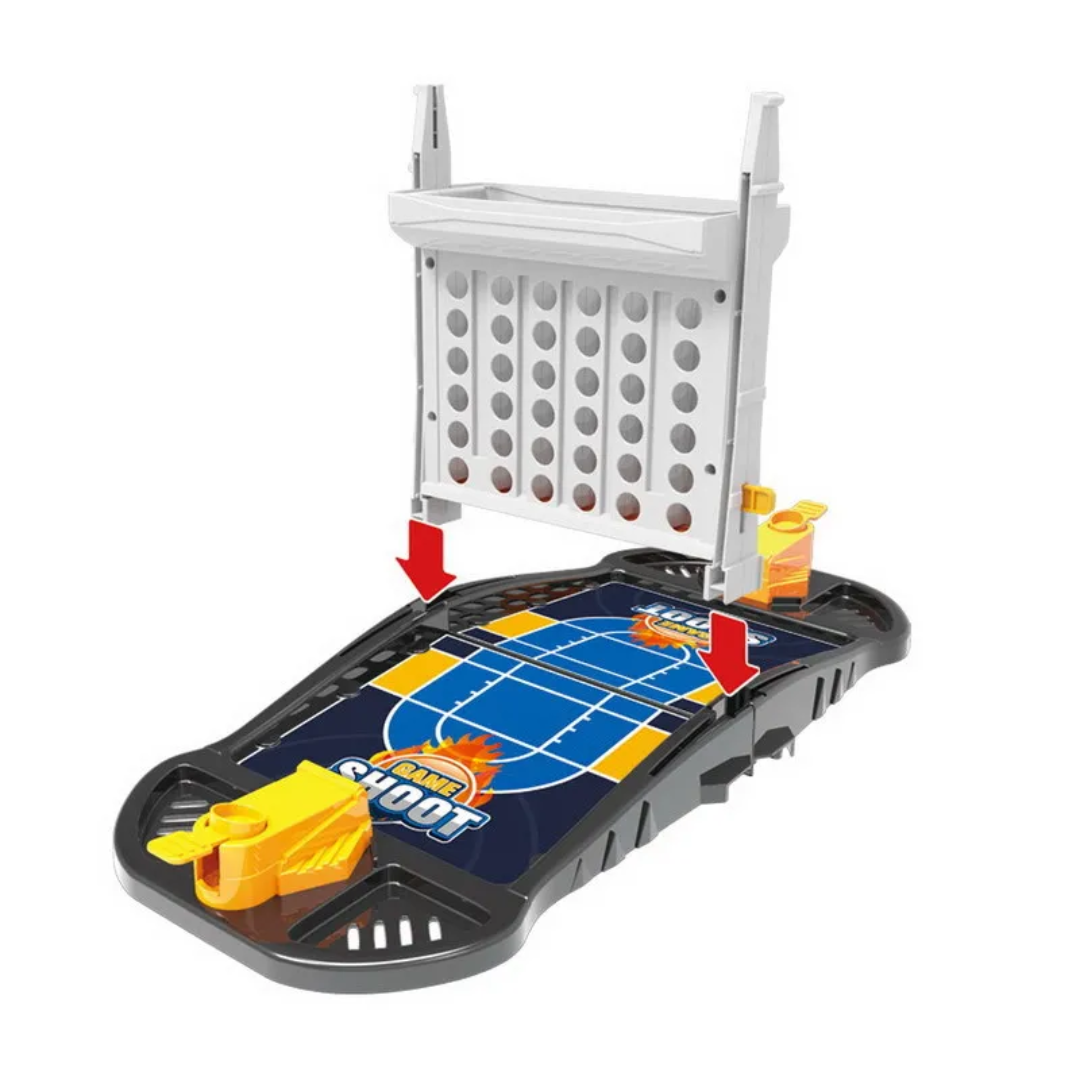 لعبة كرة السلة والتصويب 6 في 1 – تحدي كونيكت 4 شوتس