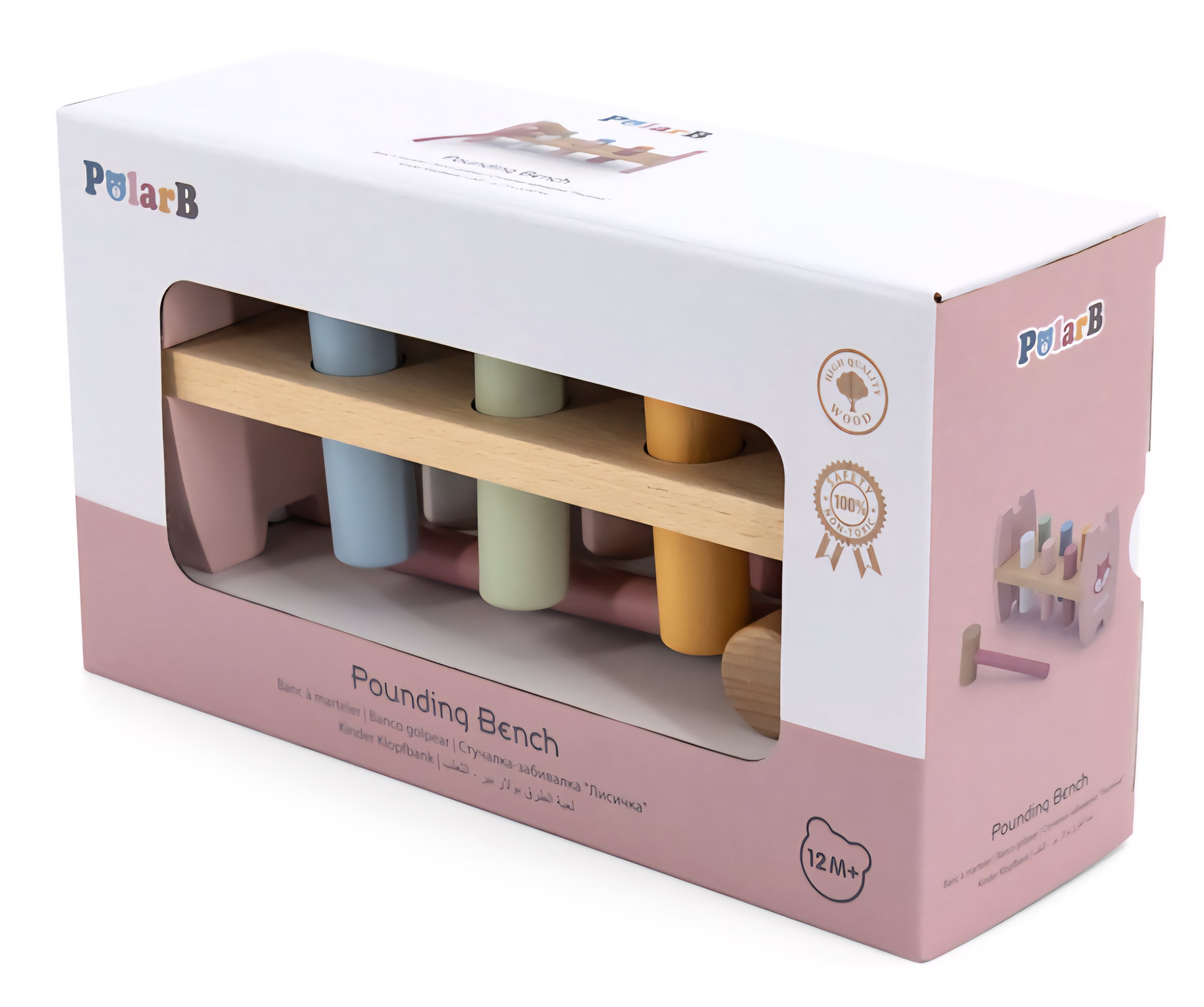 Pounding Bench – Wooden Toy by PolarB