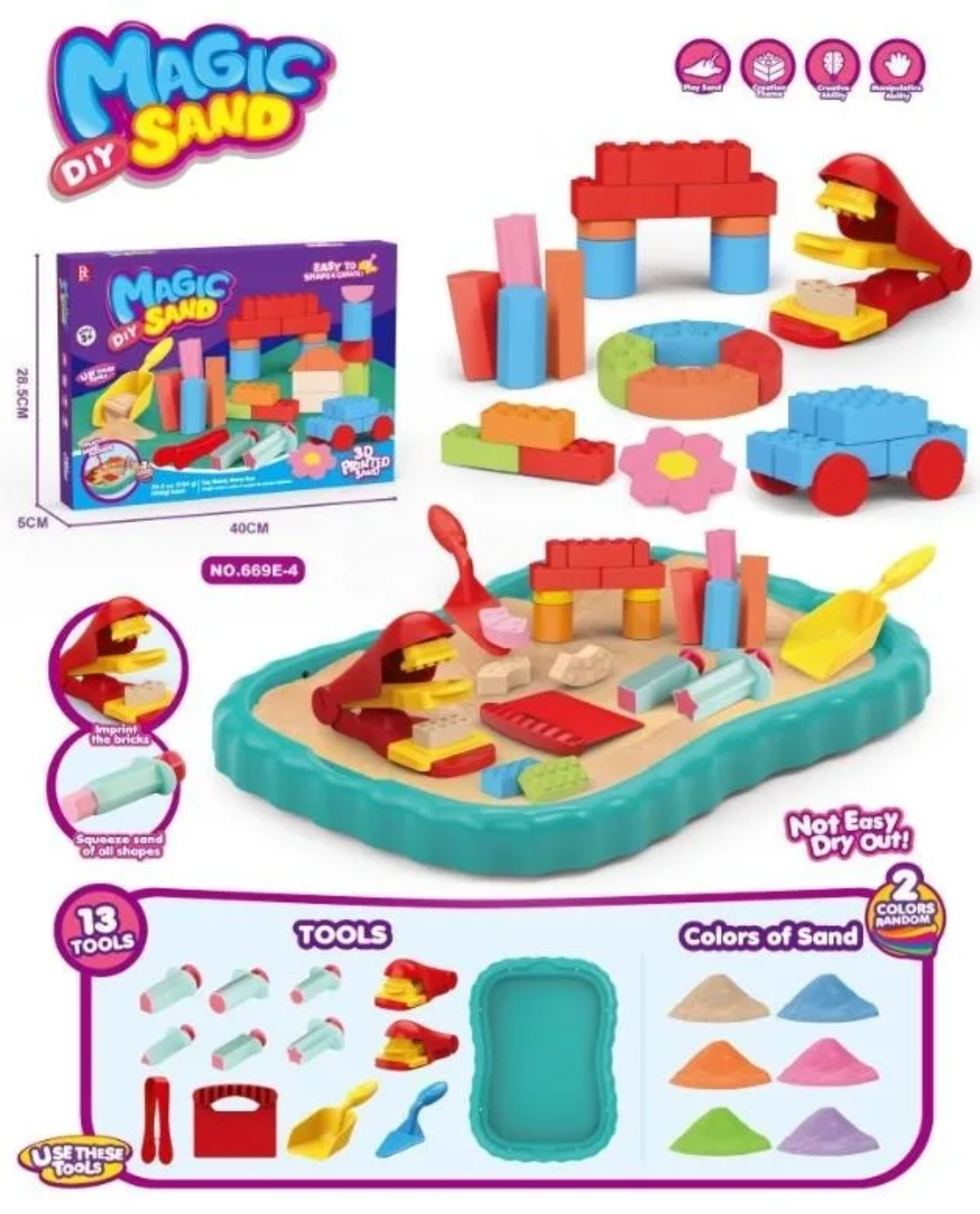 Magic Sand DIY Building Set